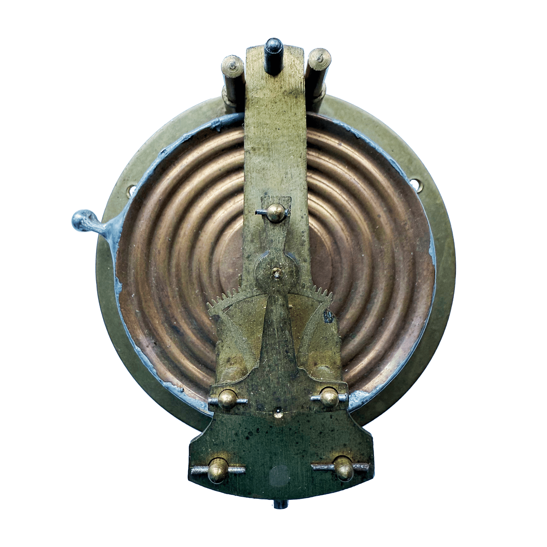 Alarm Clock Style Aneroid Barometer