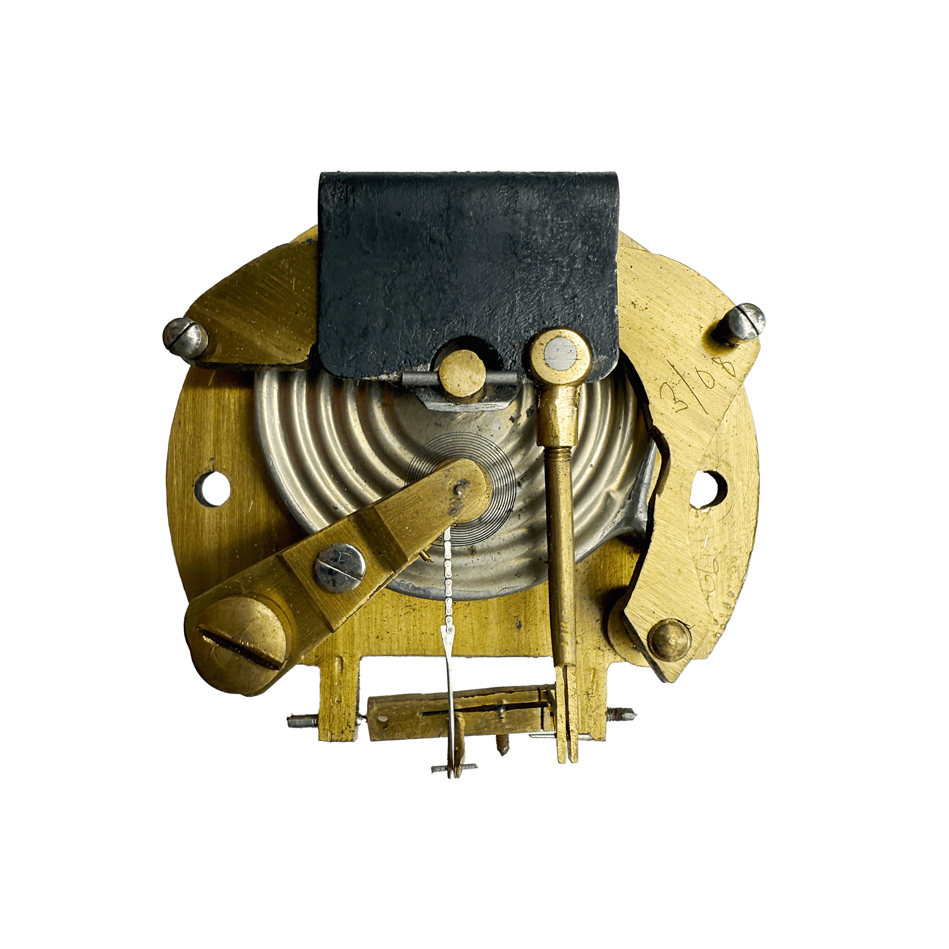 Silver-Mounted Paperweight Barometer