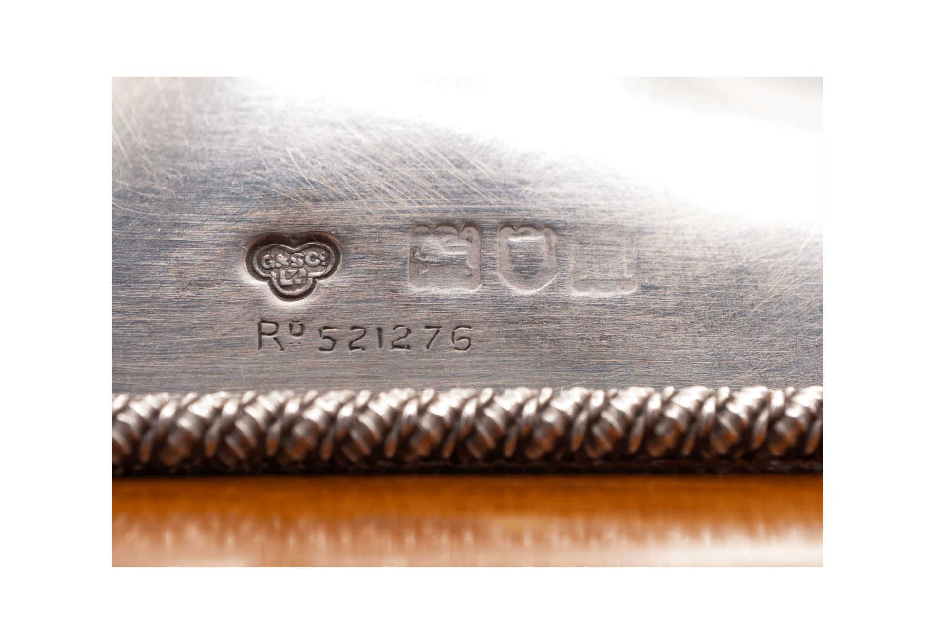 Silver-Mounted Paperweight Barometer