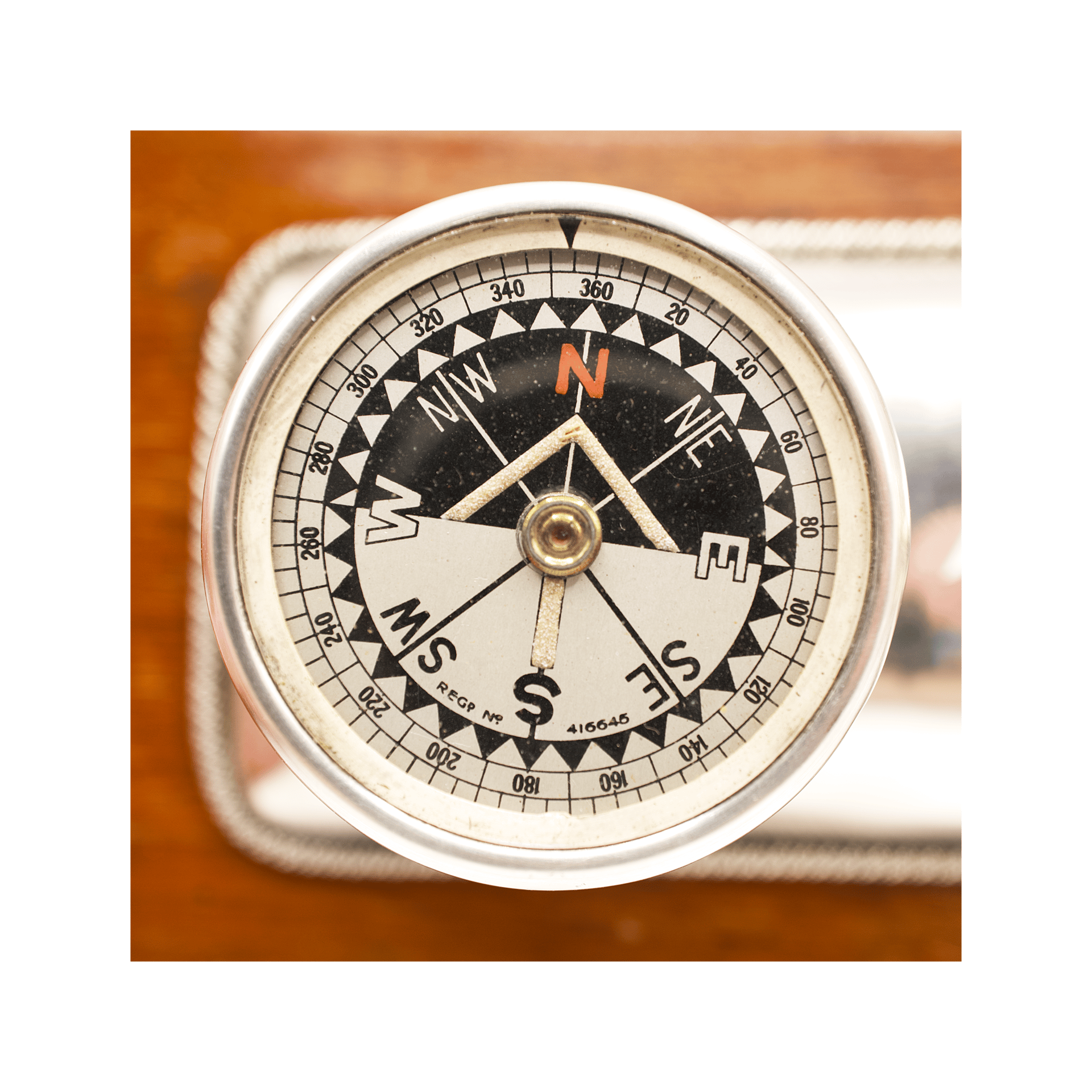 Silver-Mounted Paperweight Barometer