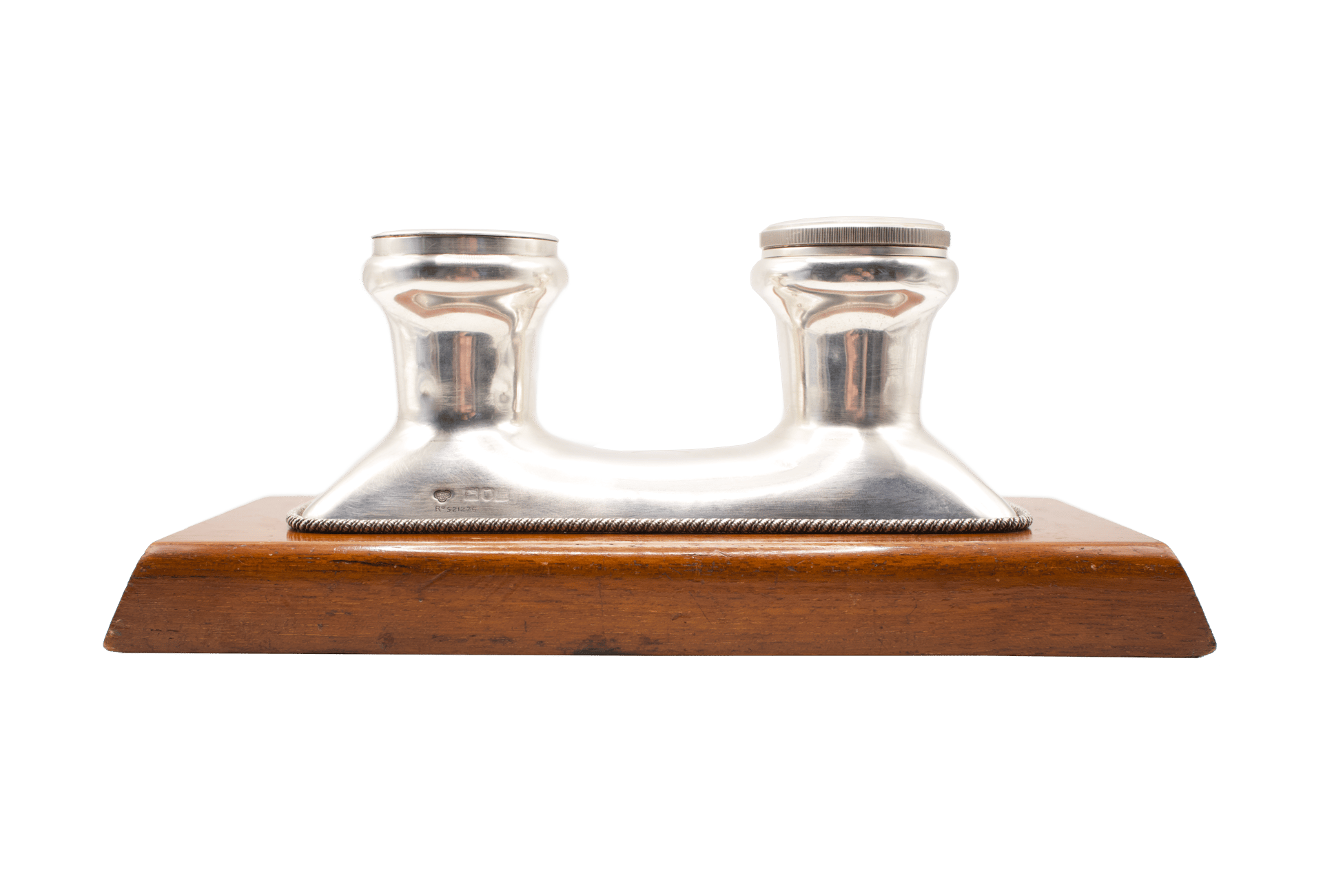 Silver-Mounted Paperweight Barometer