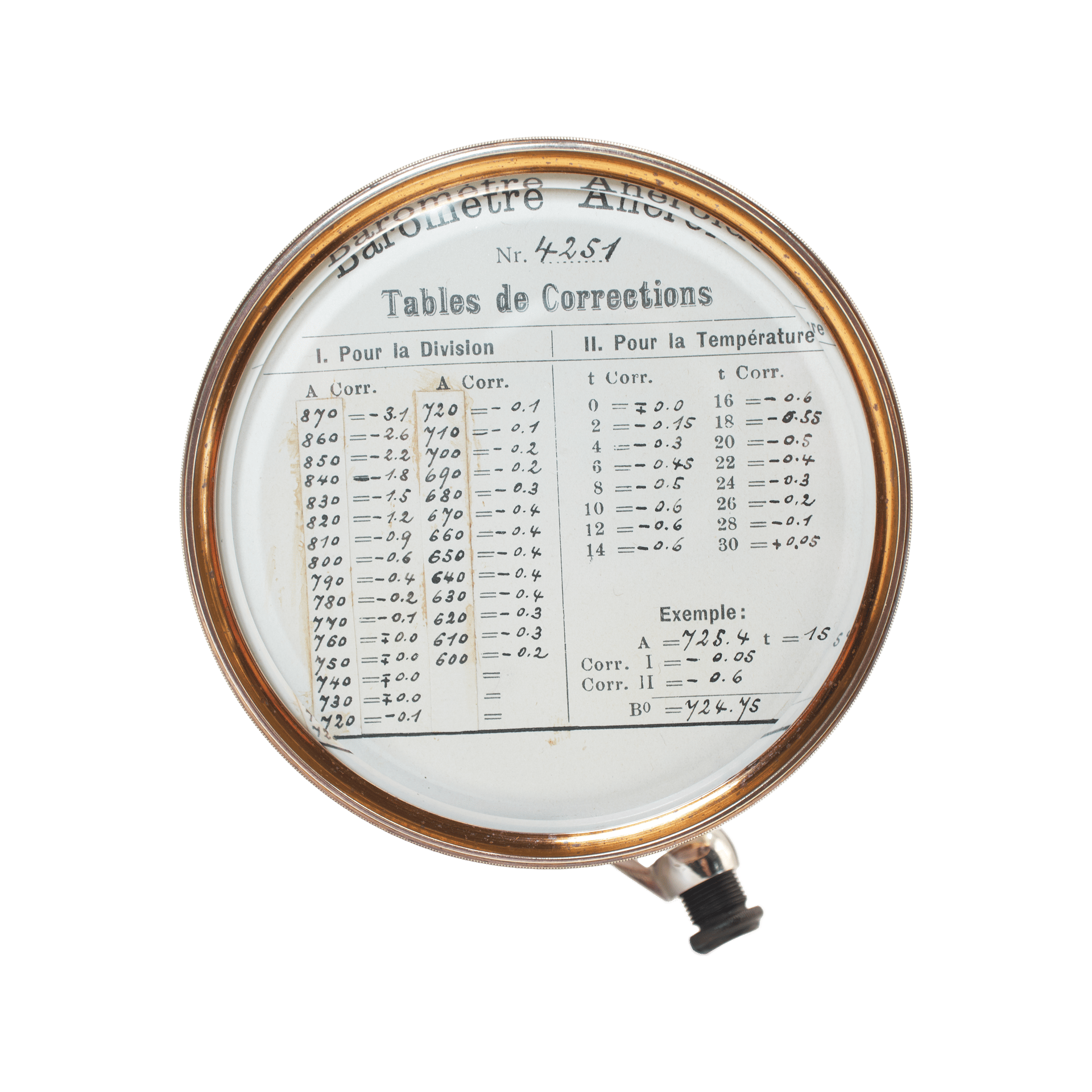 Goldschmid’s Precision Leveling Barometer