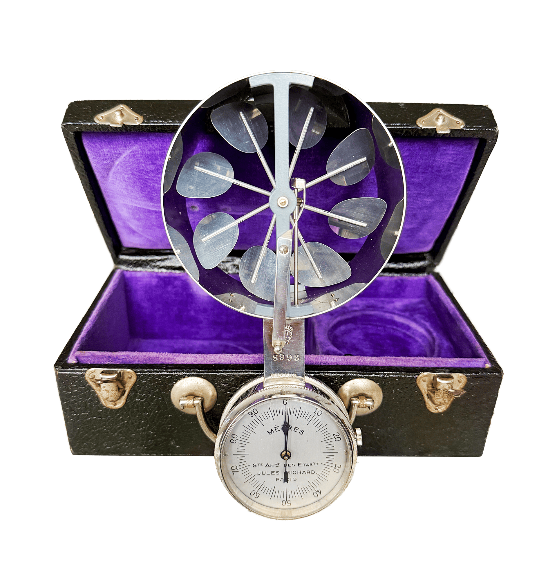 Nickel-Plated Hand-Held Vane Anemometer