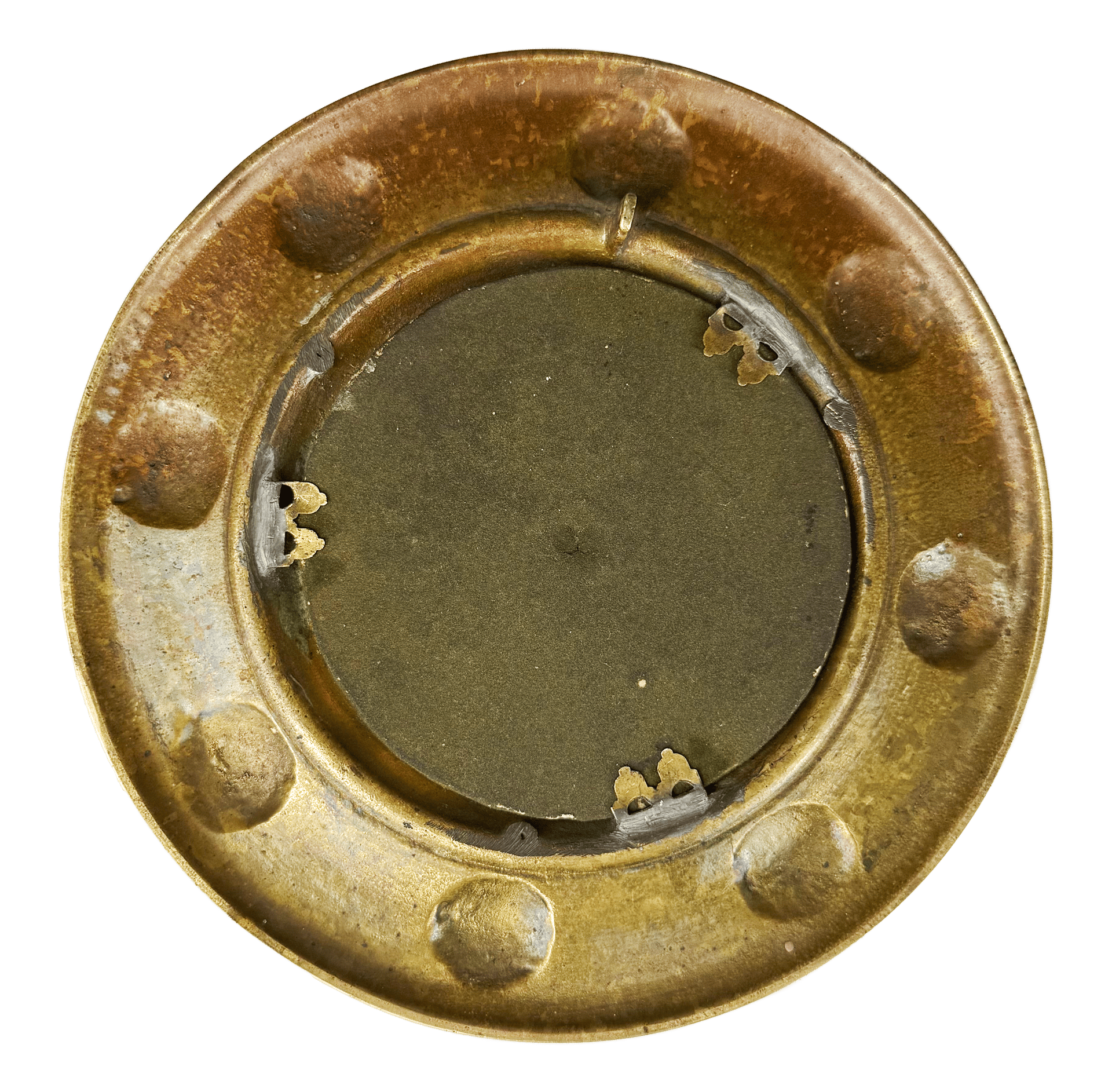 Bronze-Mounted Mercury Thermometer with Medallions