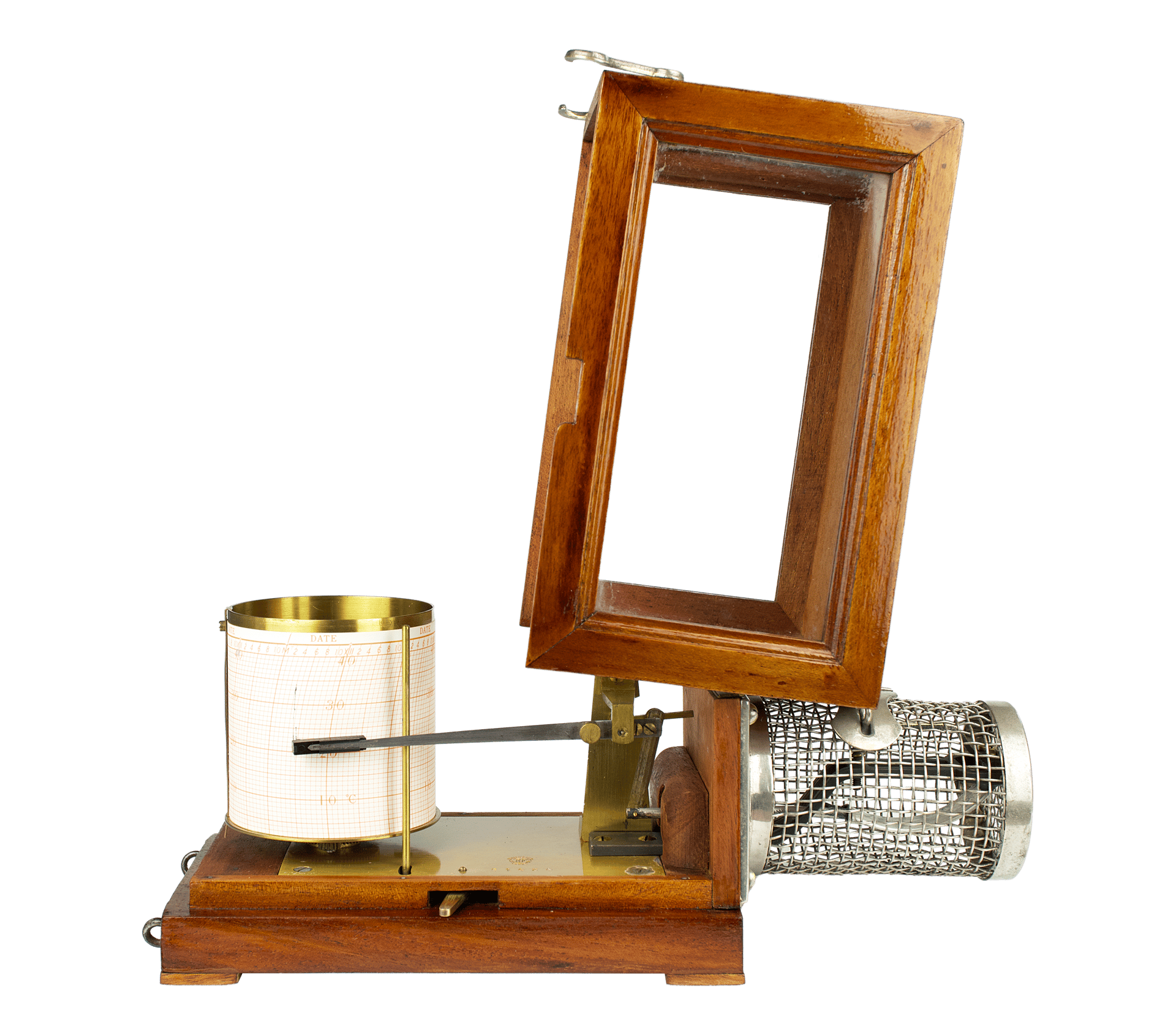 Bourdon tube thermograph