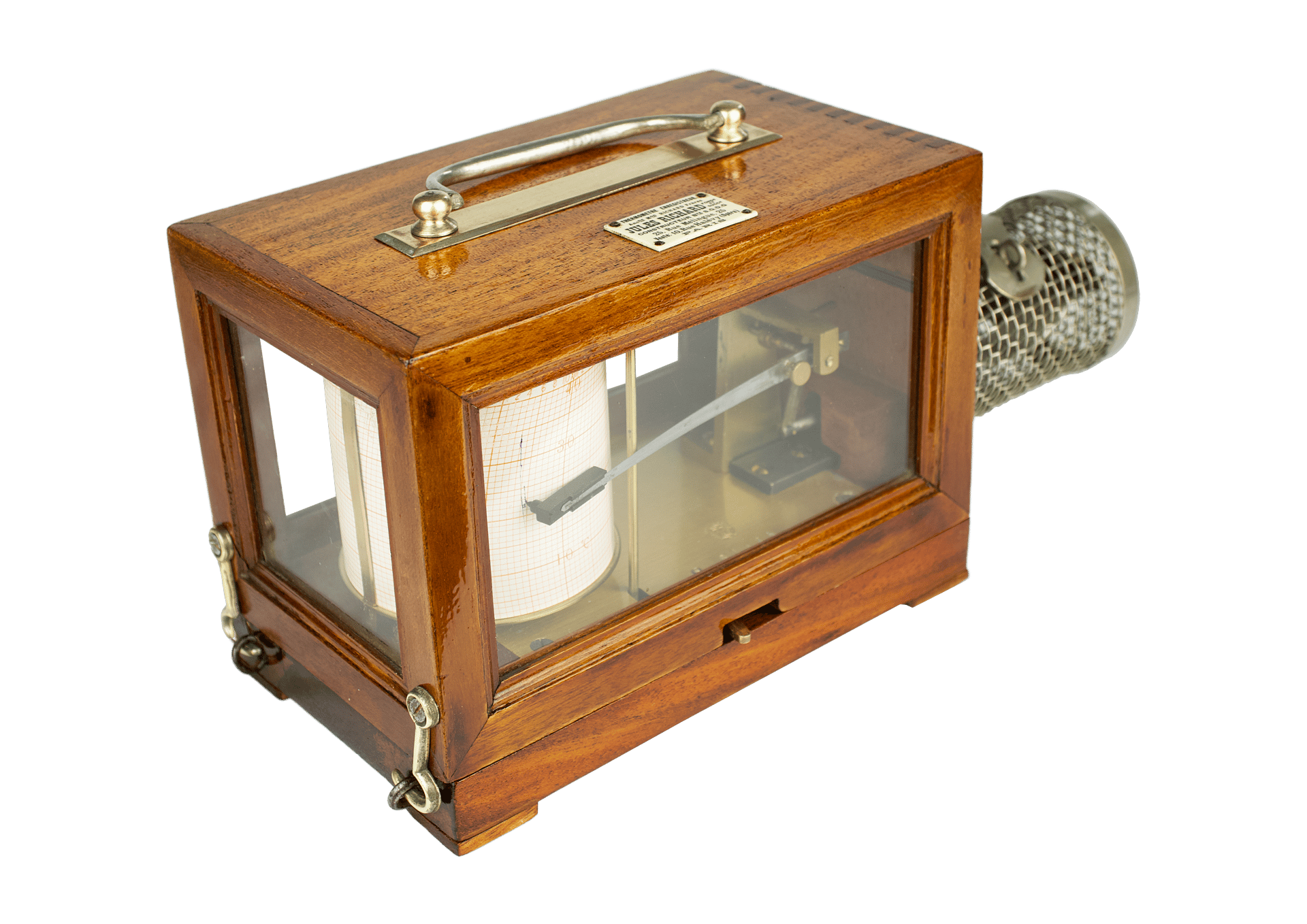 Bourdon tube thermograph