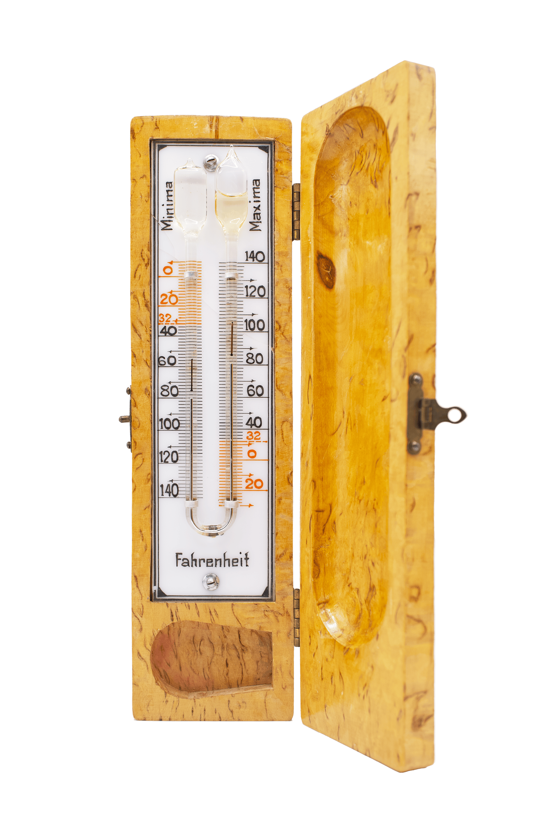 Pocket max–min thermometer
