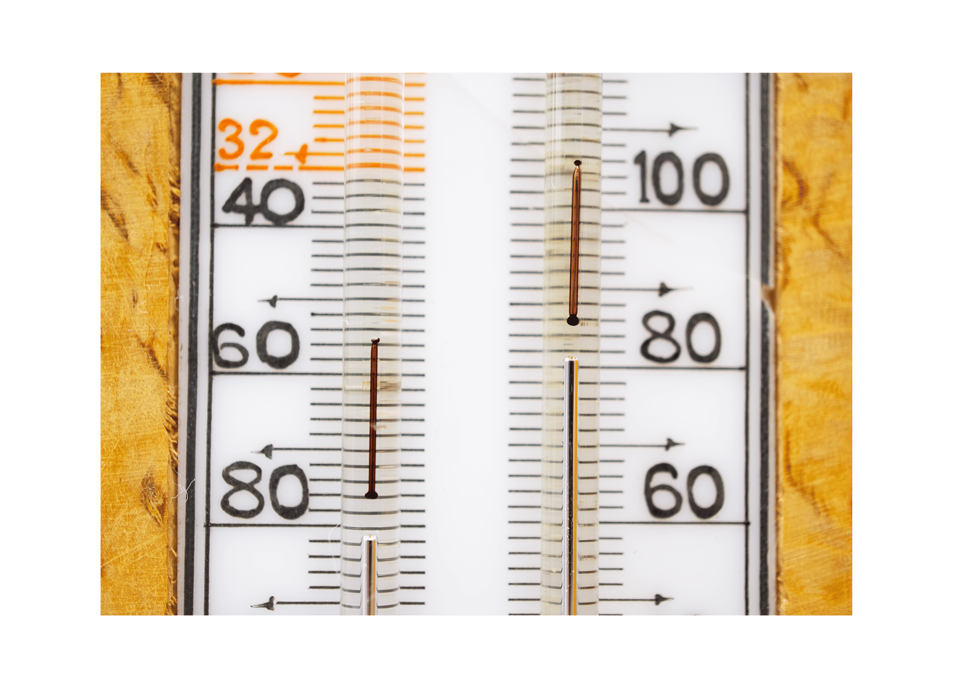 Pocket max–min thermometer