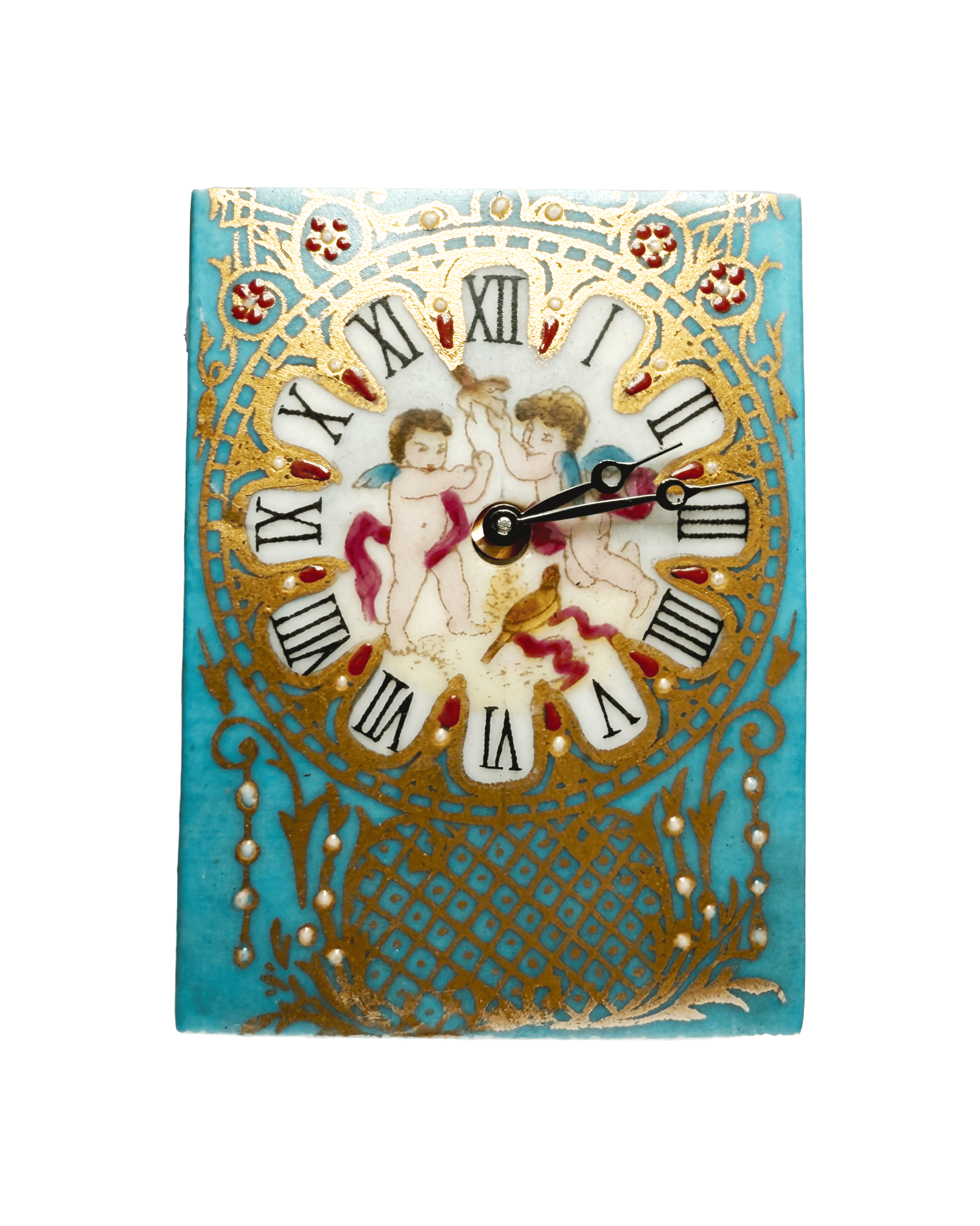 Carriage clock with barometer