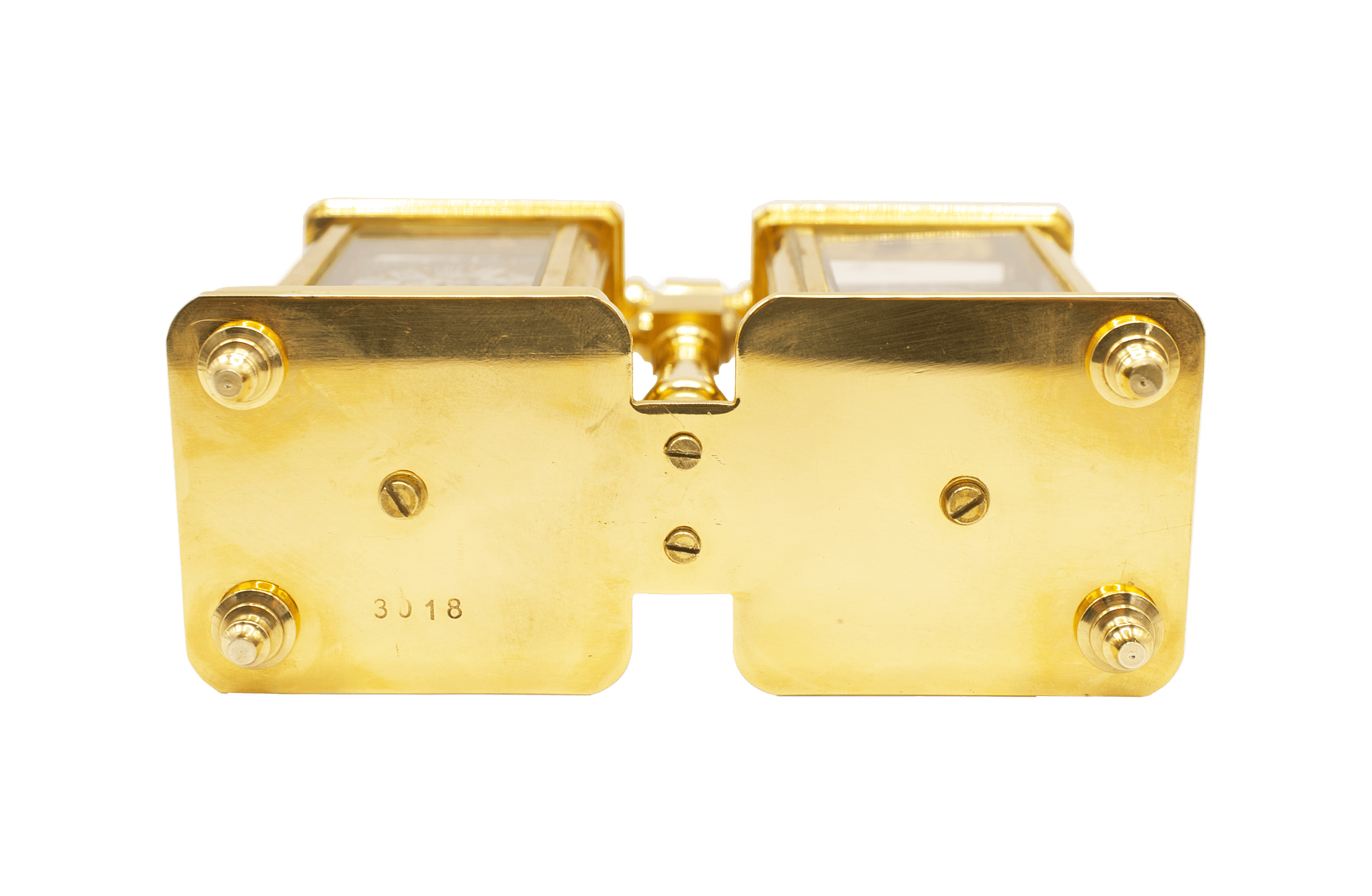 Carriage clock with barometer