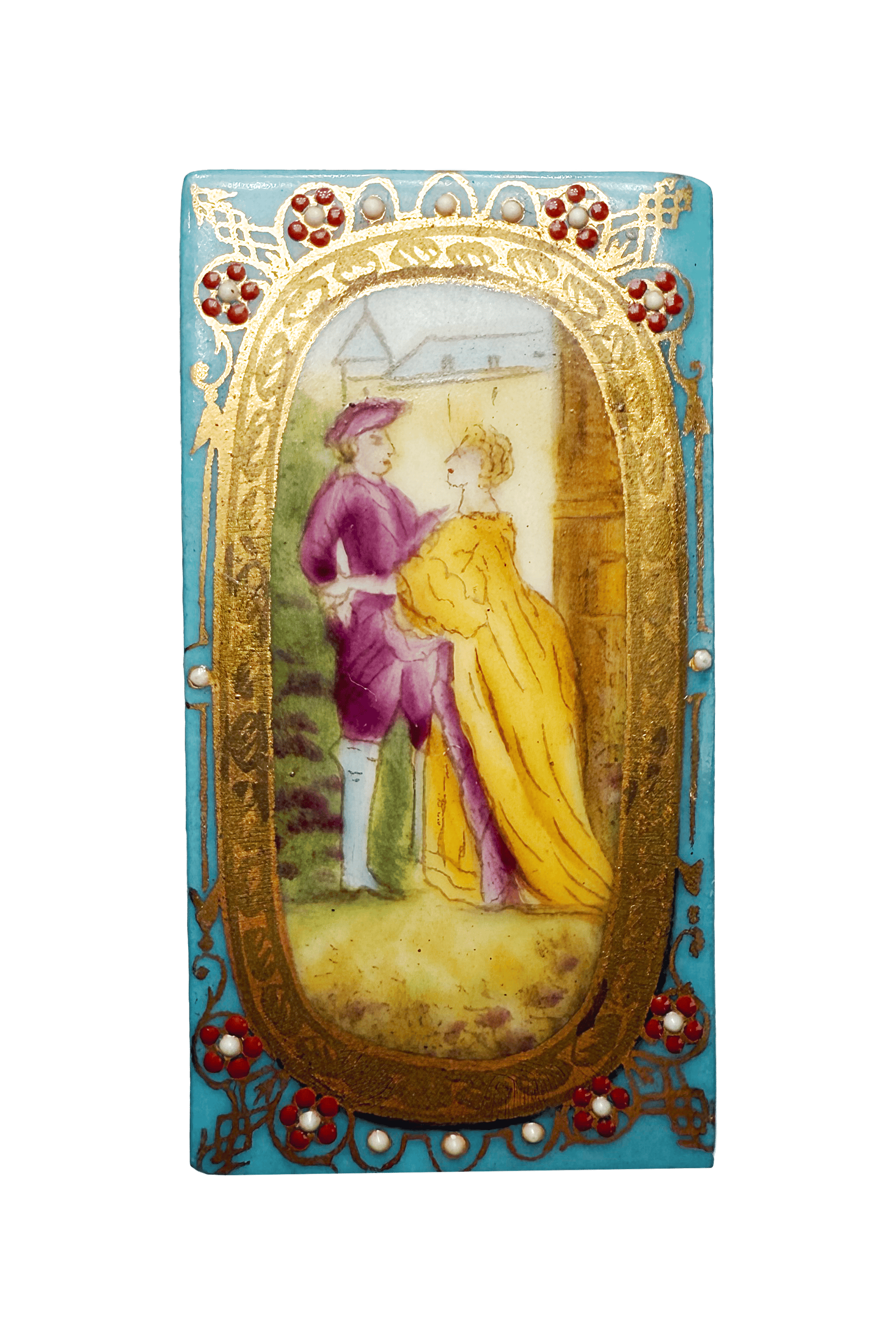 Carriage clock with barometer