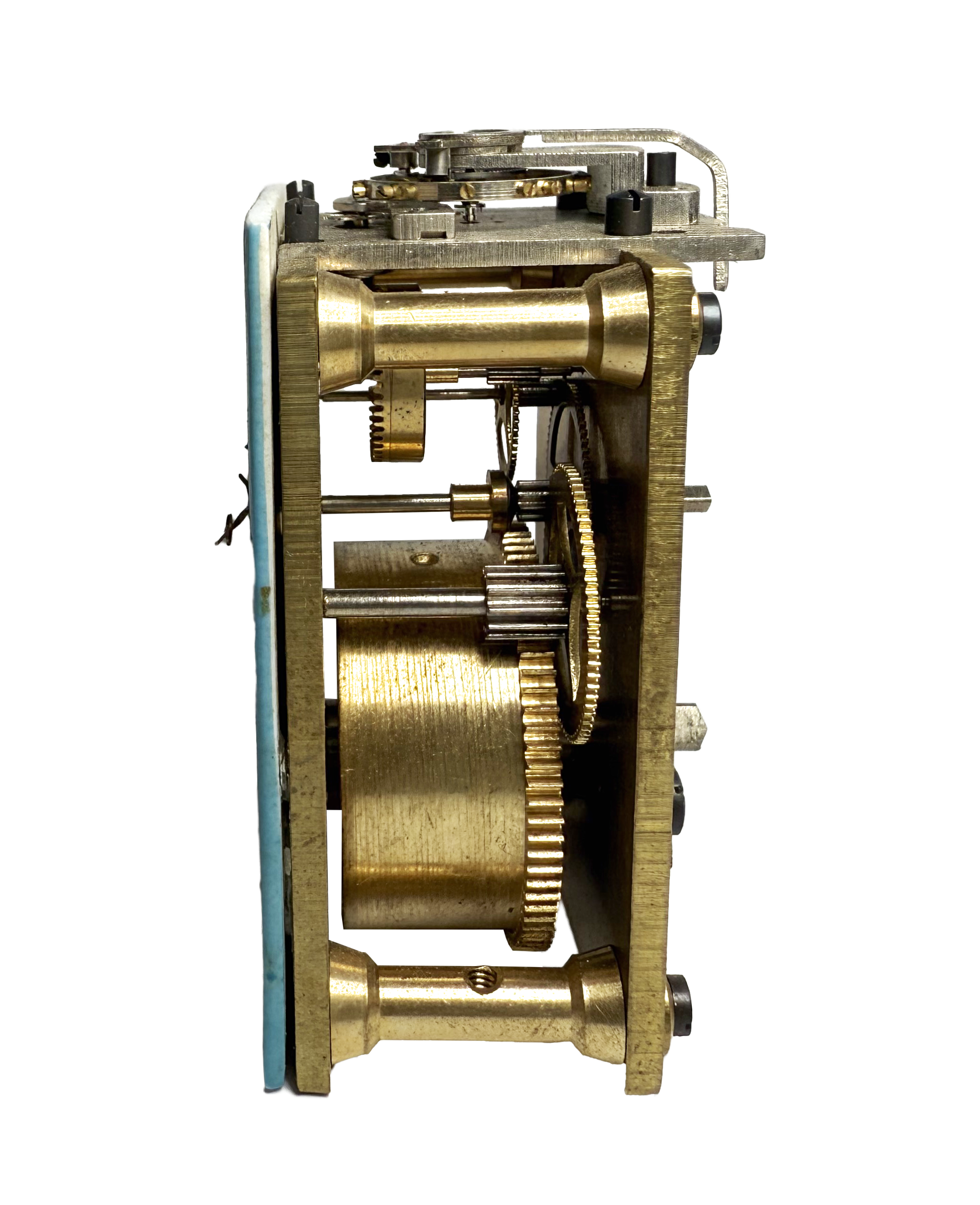 Carriage clock with barometer