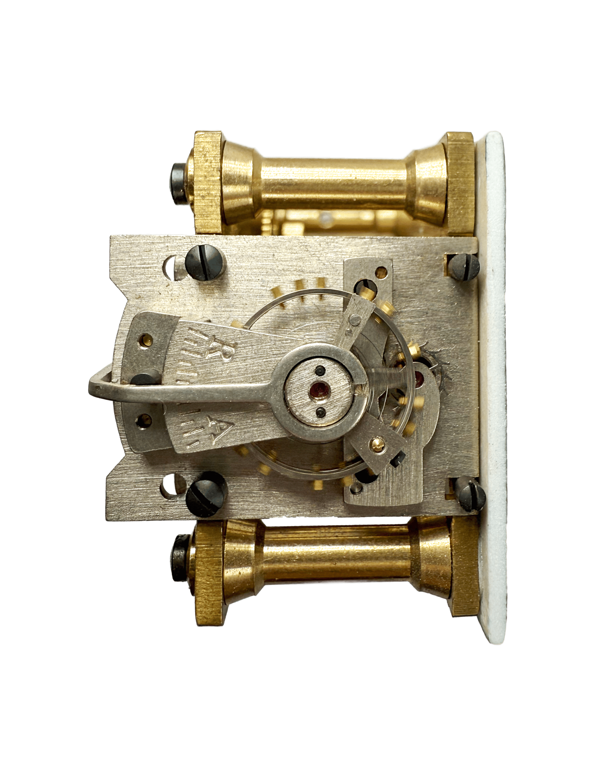 Carriage clock with barometer