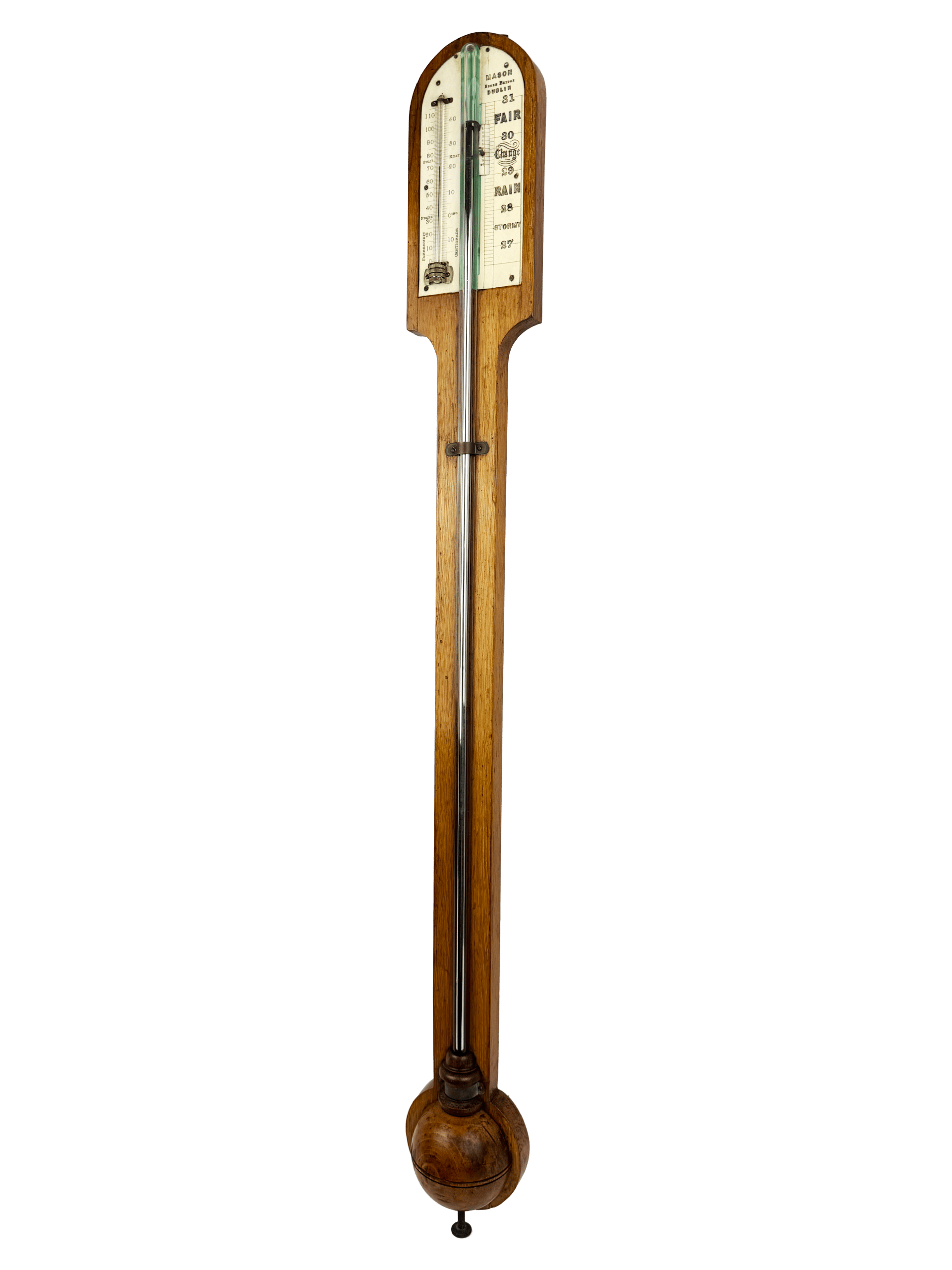 Oak Stick Barometer