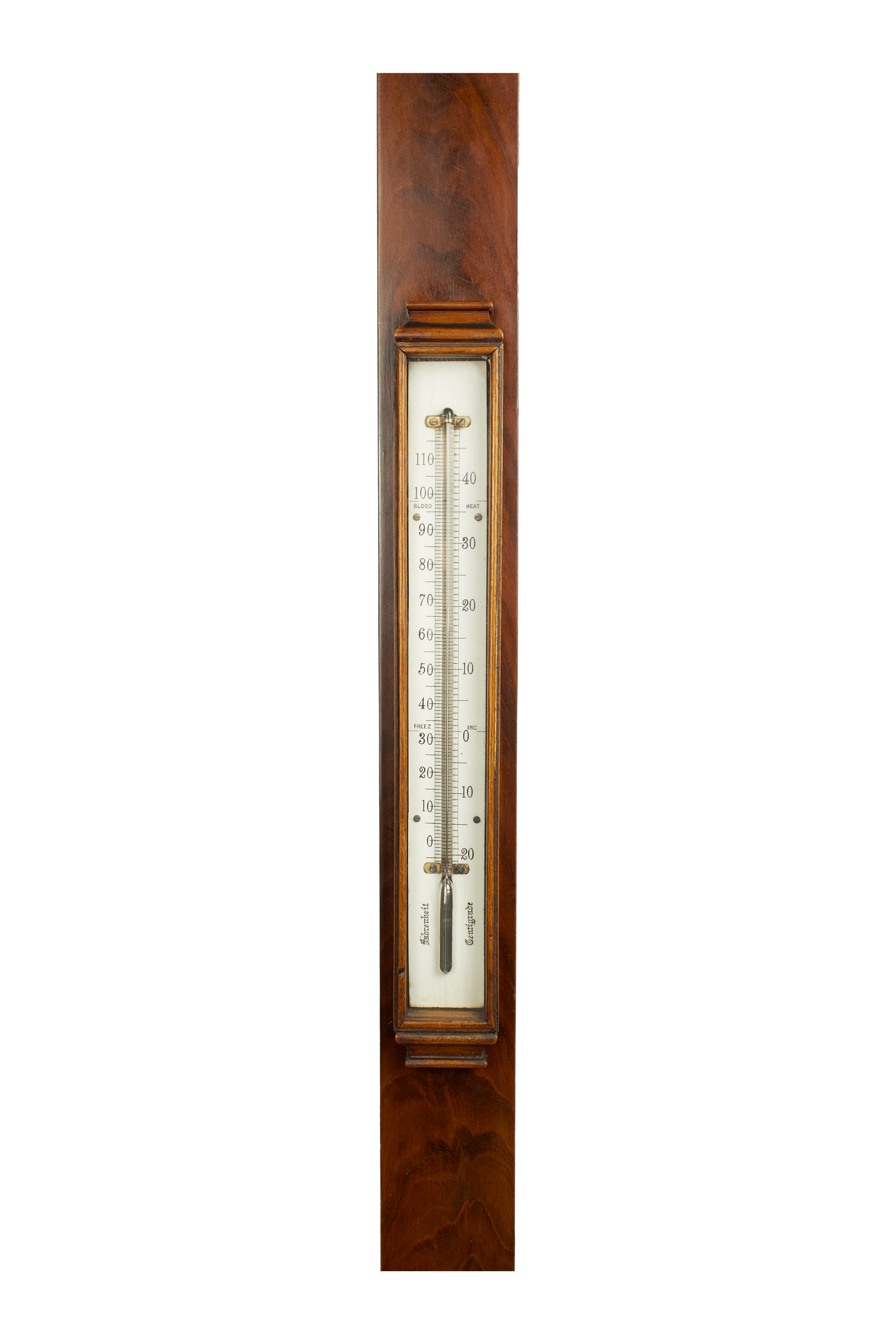 Mahogany cistern barometer