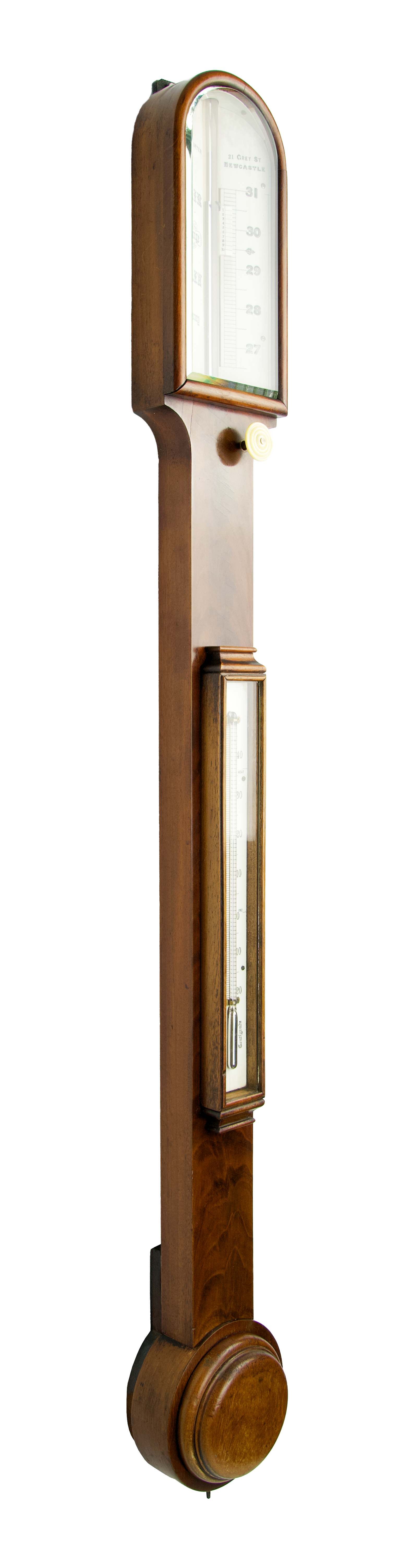 Mahogany cistern barometer