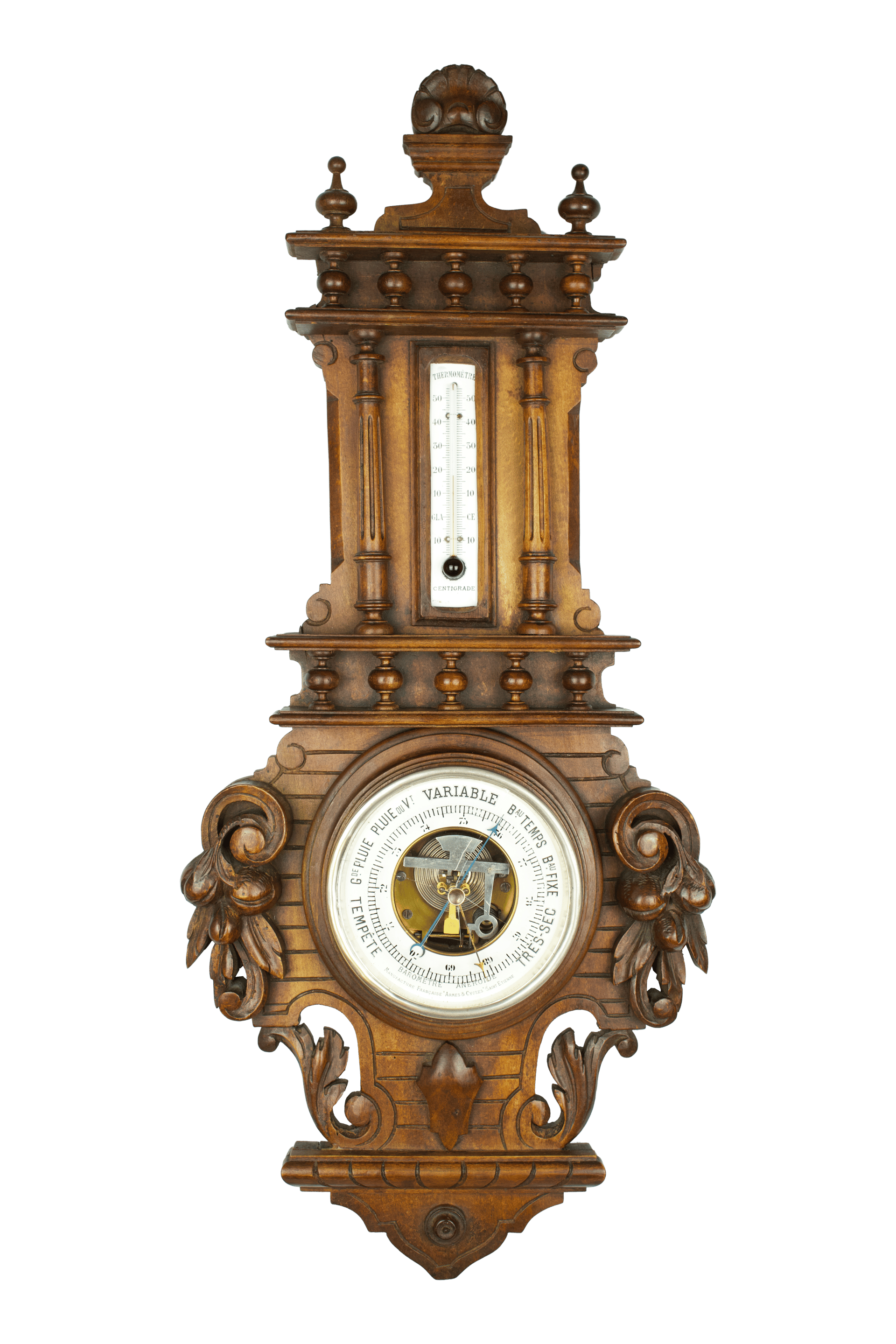 Eclectic Ornate Aneroid Barometer