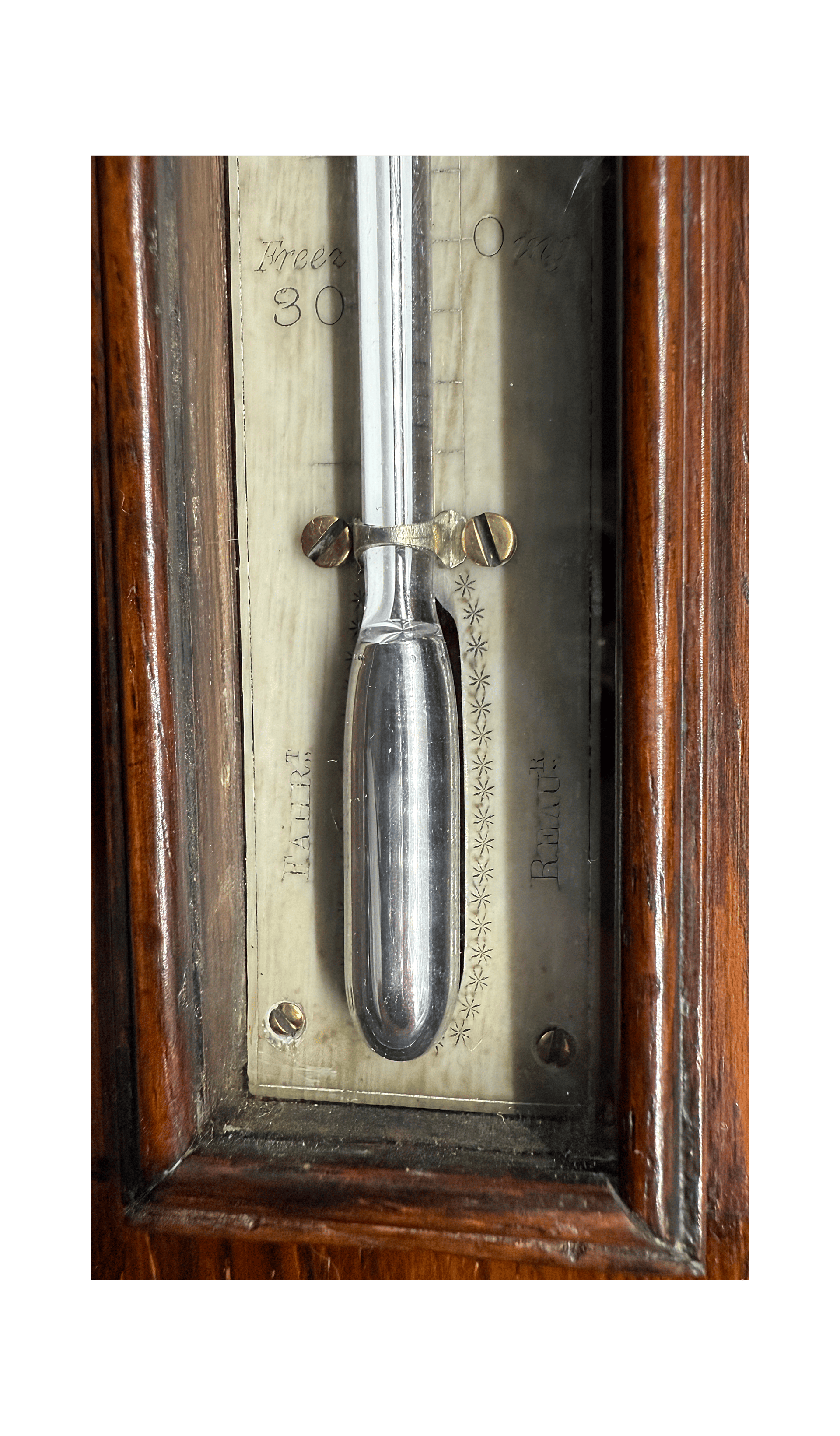 Rosewood Cistern Barometer