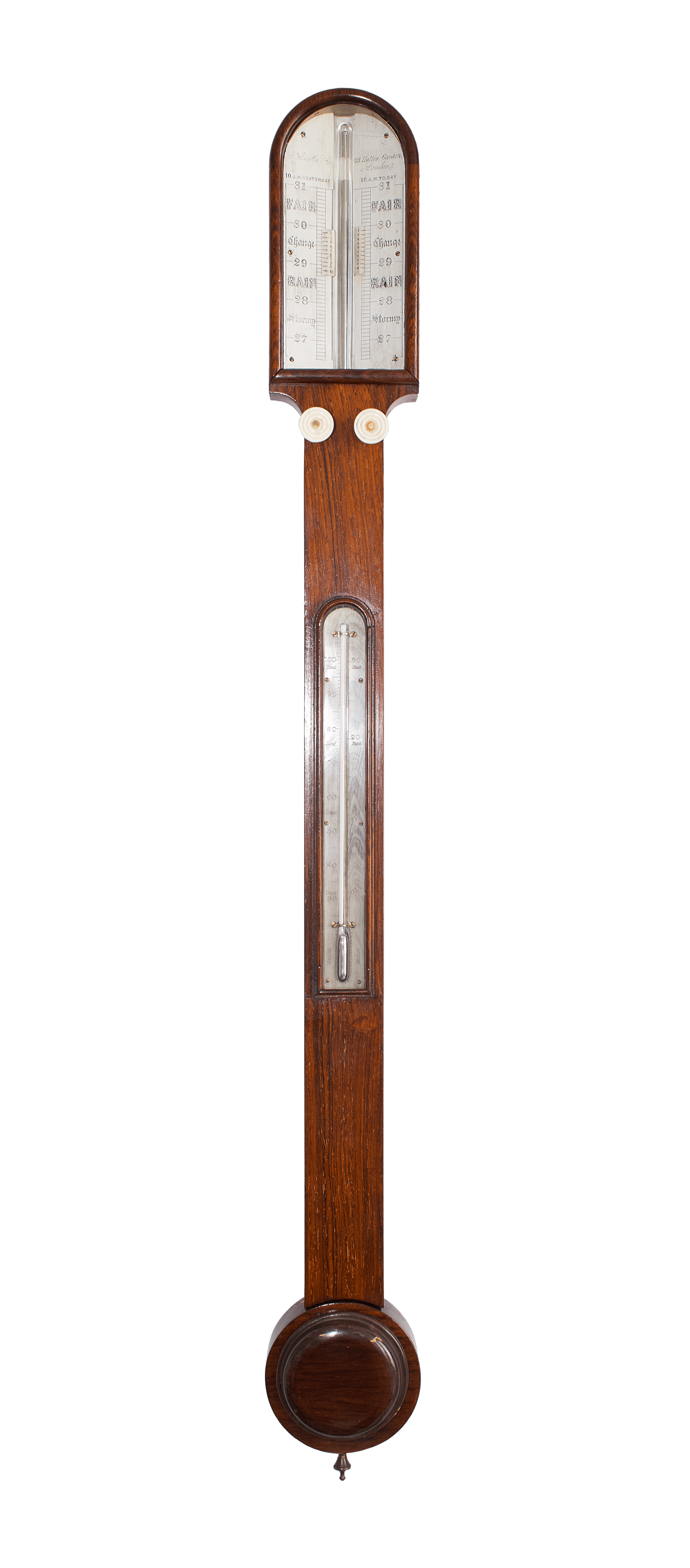 Rosewood Cistern Barometer