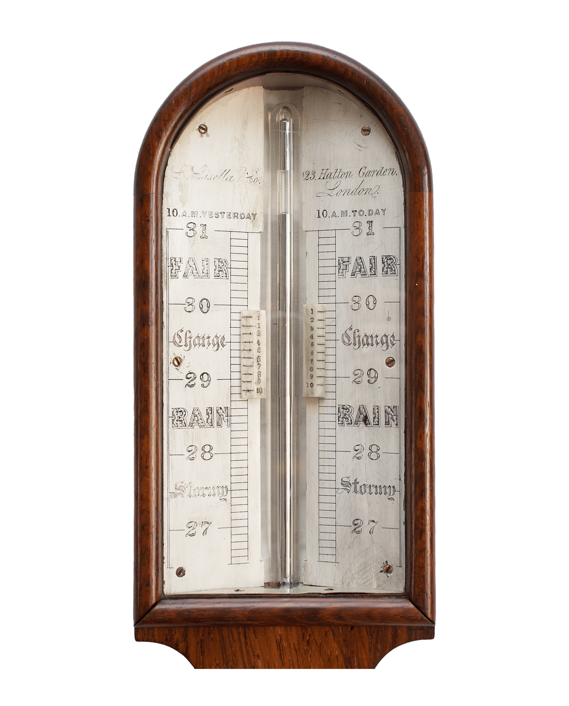 Rosewood Cistern Barometer