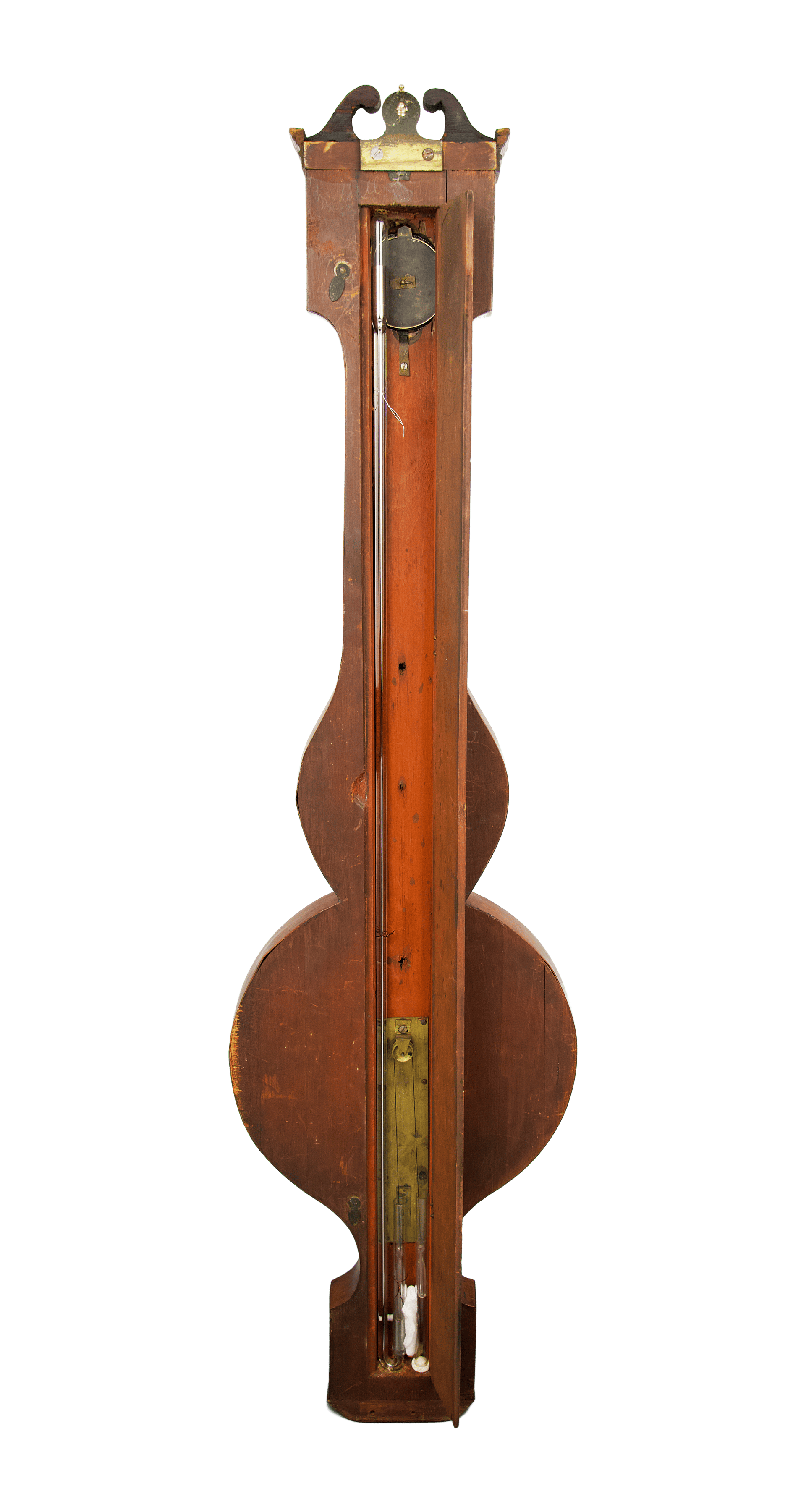 Early Victorian Mahogany Wheel Barometer