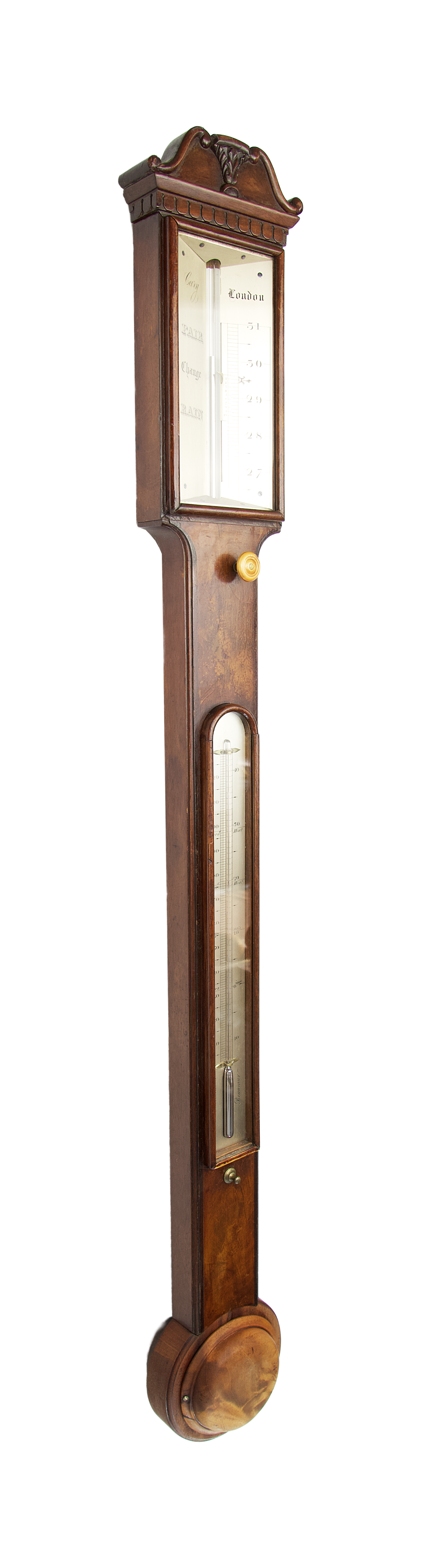 Mahogany Stick Barometer