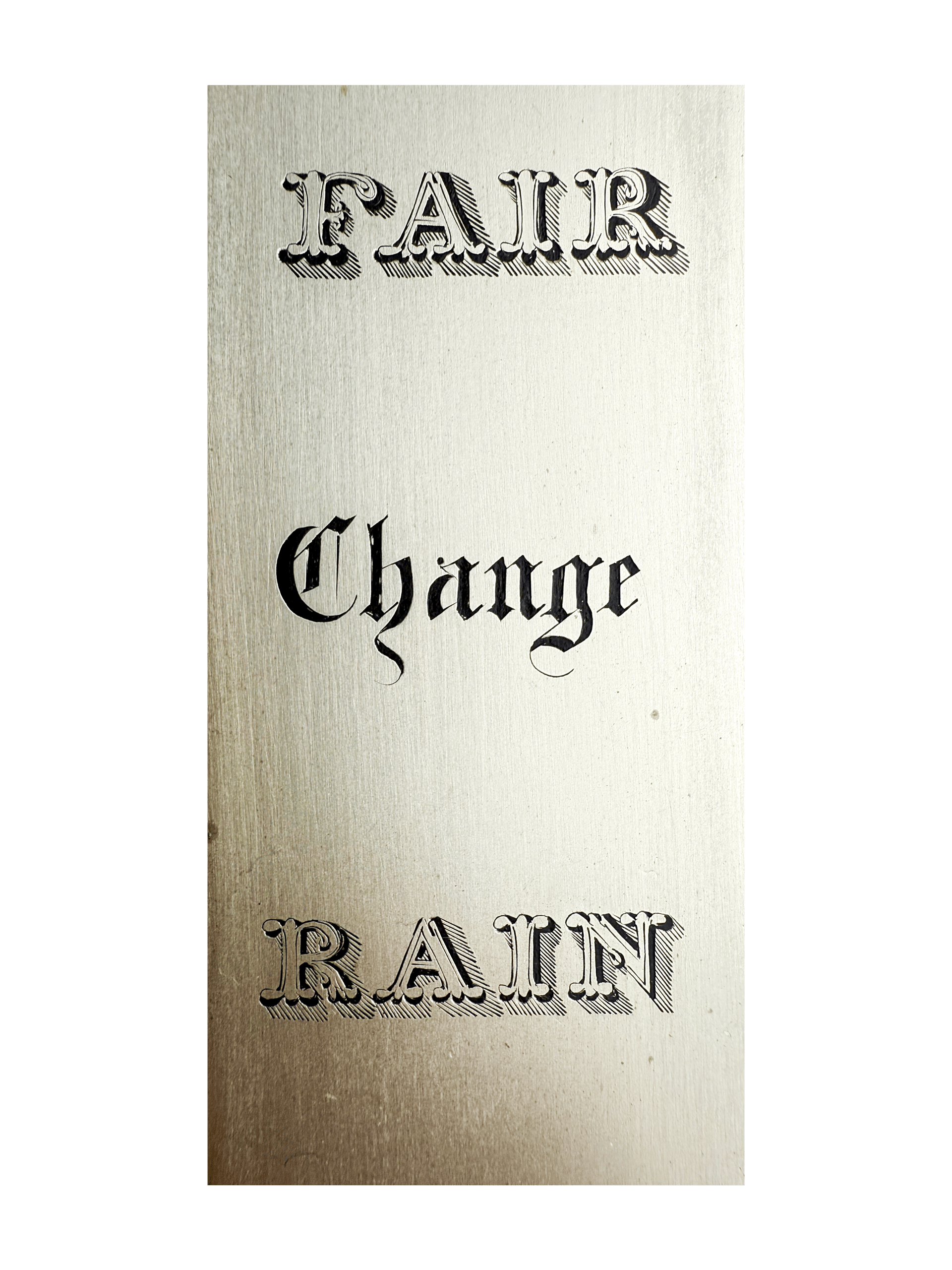 Mahogany Stick Barometer