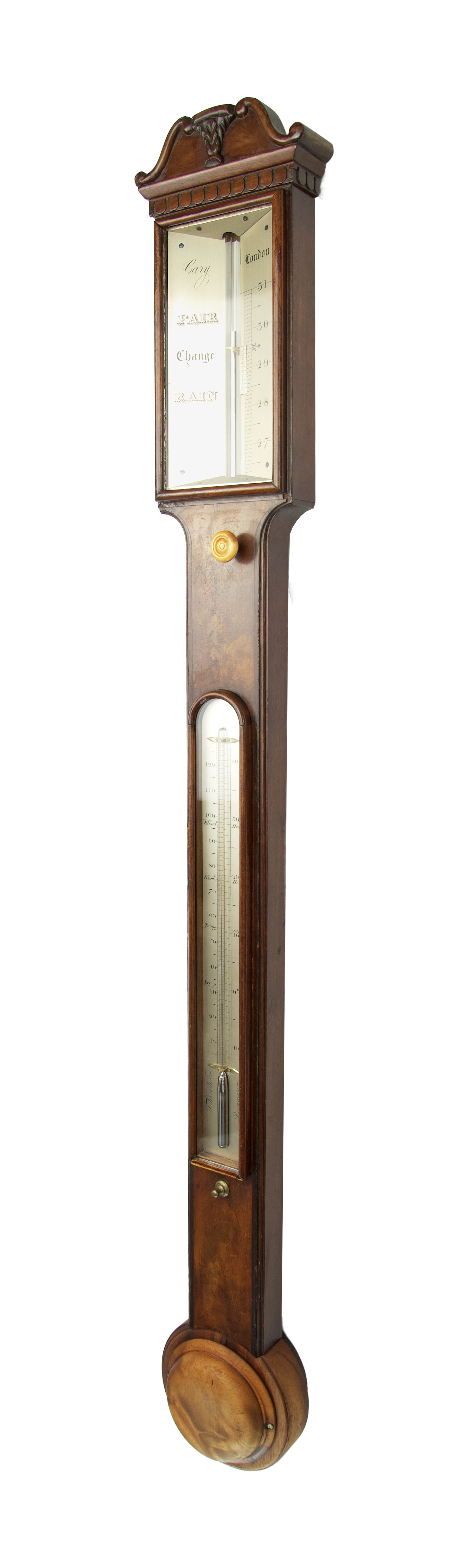 Mahogany Stick Barometer