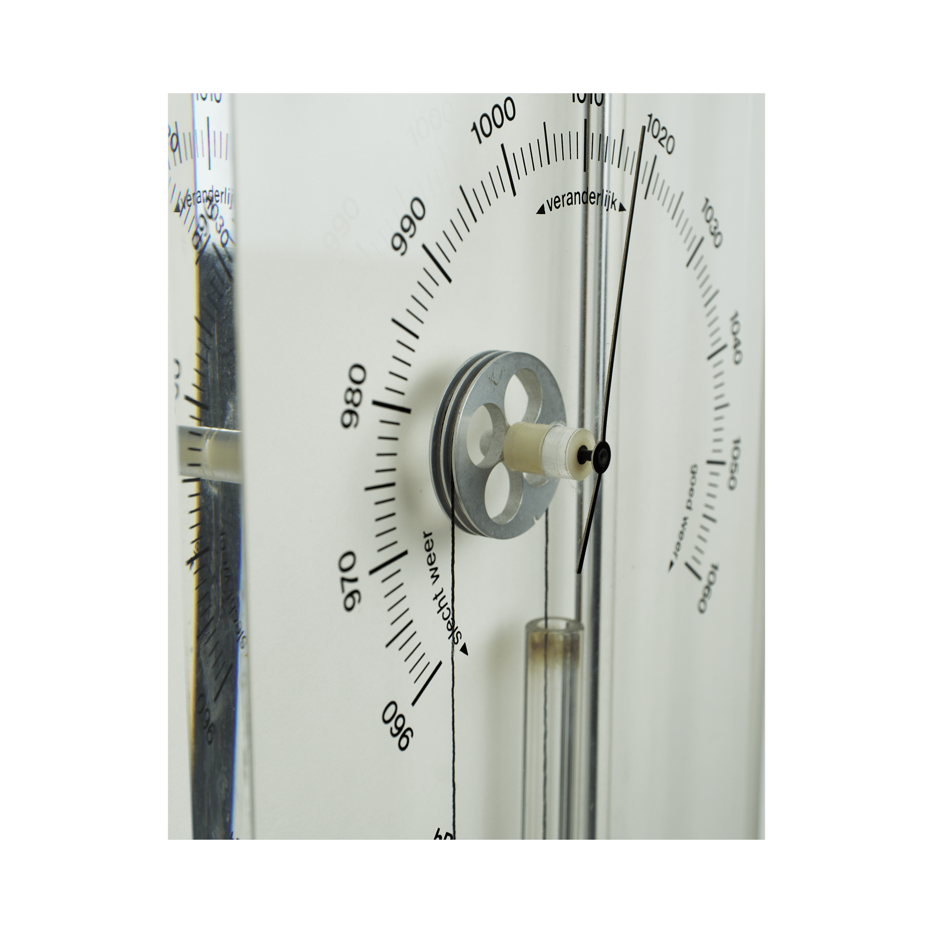 Plexiglass Wheel Barometer