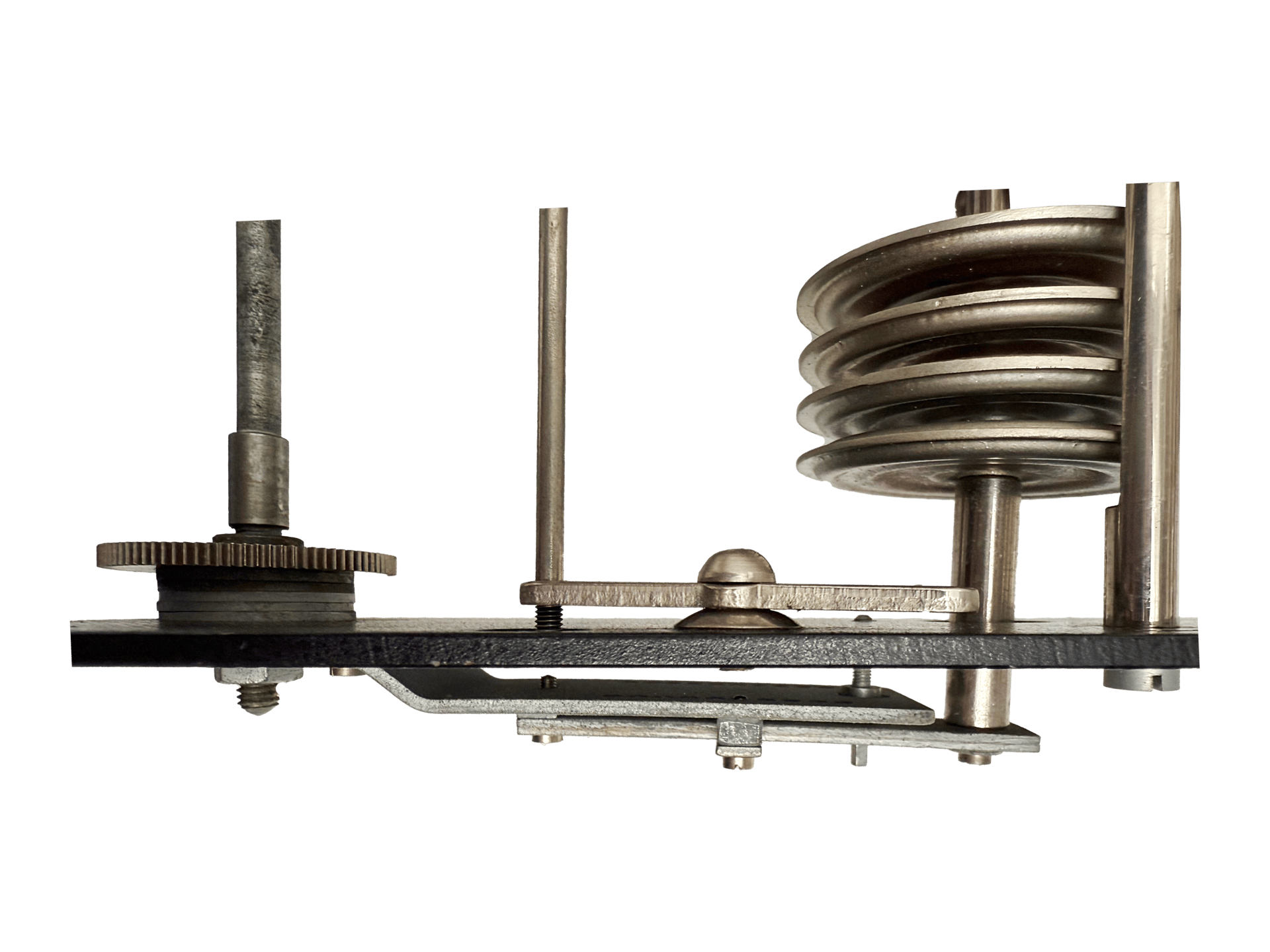 Birchwood-Cased Soviet Barograph