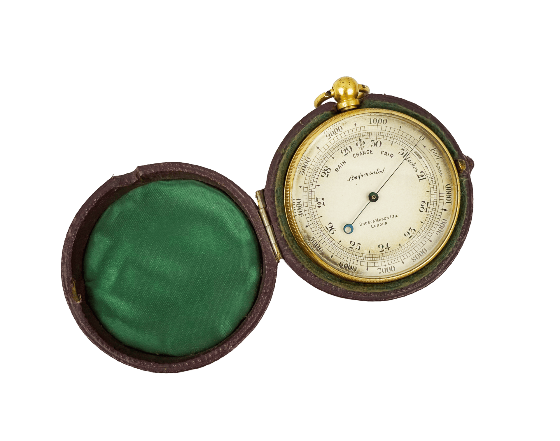 Watch-size aneroid barometer