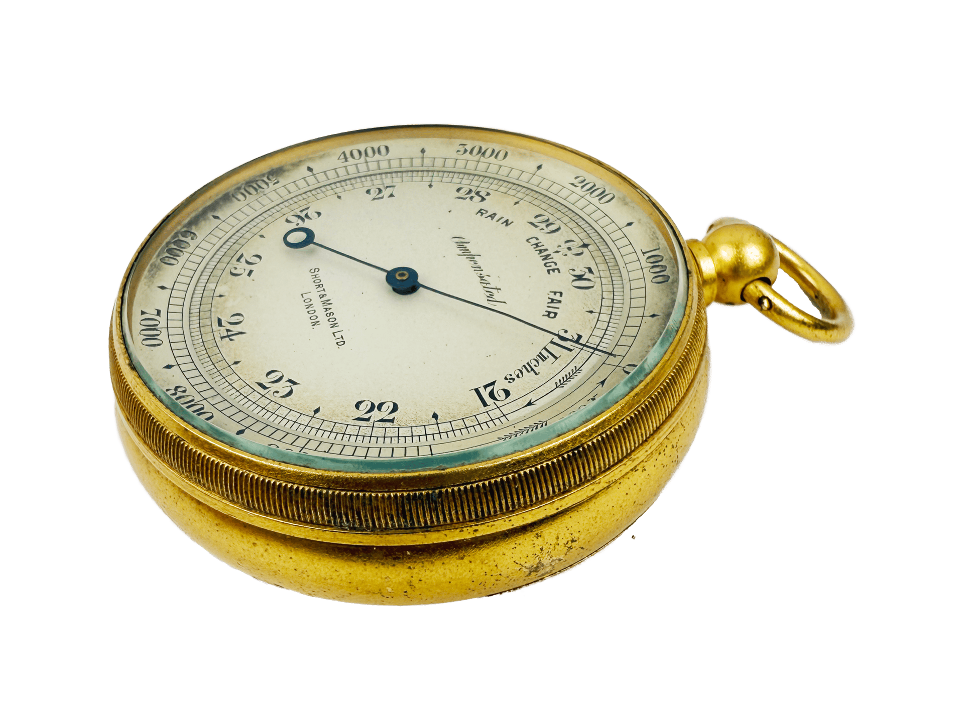 Watch-size aneroid barometer