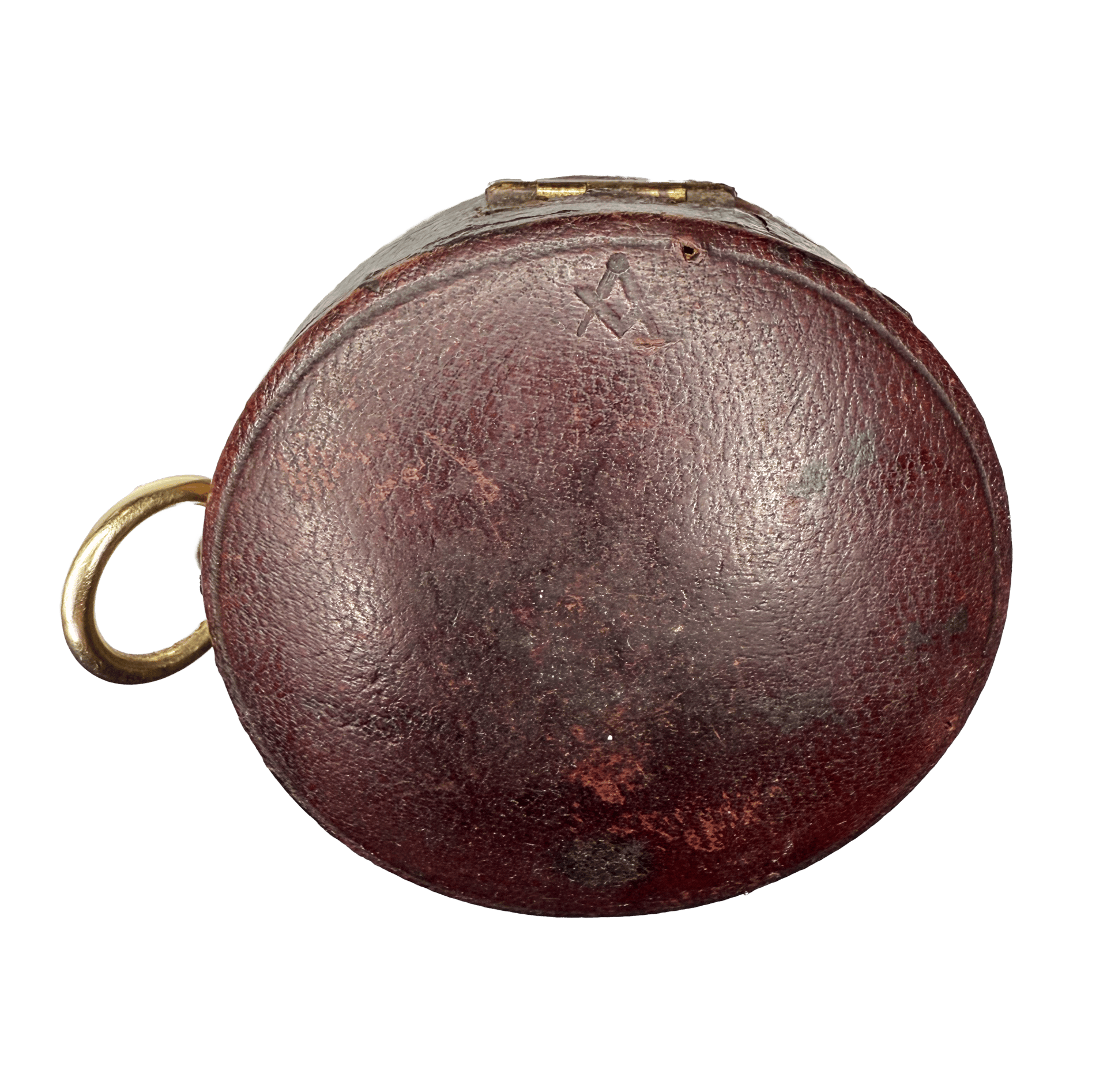 Watch-size aneroid barometer with an ornamented dial