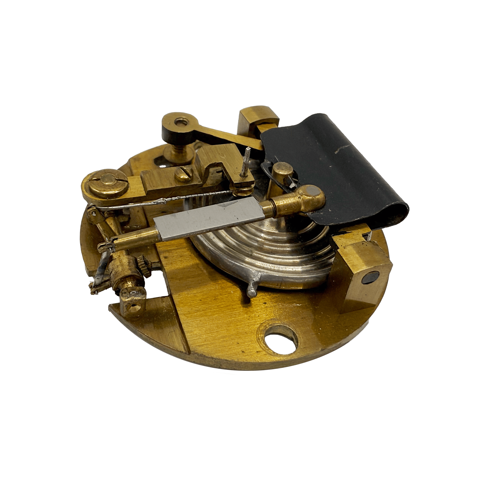 Pocket barometer featuring a thermometer