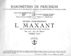Caryatid Mounts Barometer