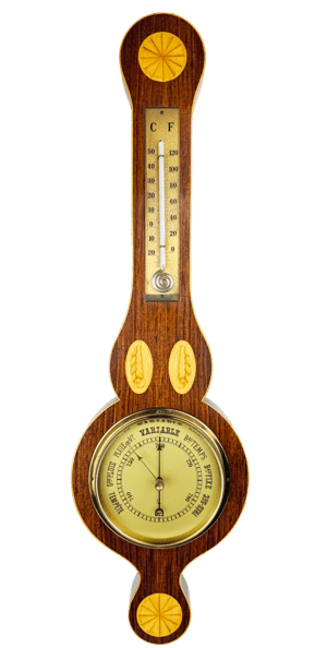 Small Banjo Aneroid Barometer