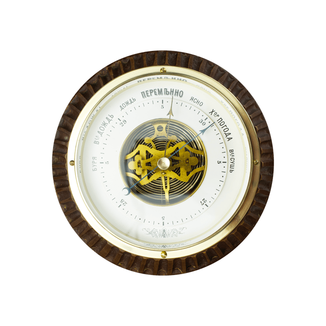 Imperial Russia Walnut-framed Barometer thumbnail 4