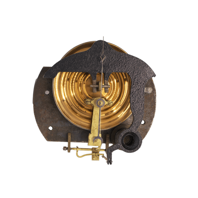 Very early oak case aneroid barometer thumbnail 8