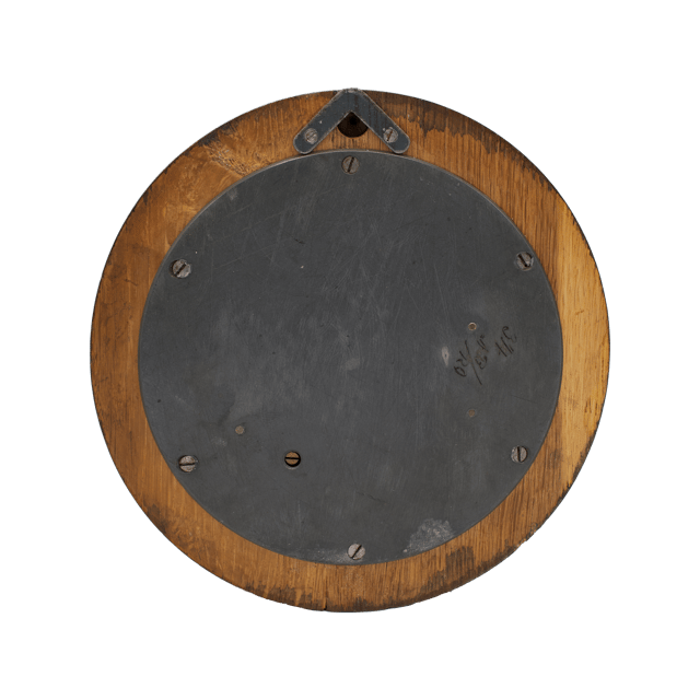 Very early oak case aneroid barometer thumbnail 5