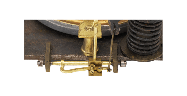 Very early oak case aneroid barometer thumbnail 10