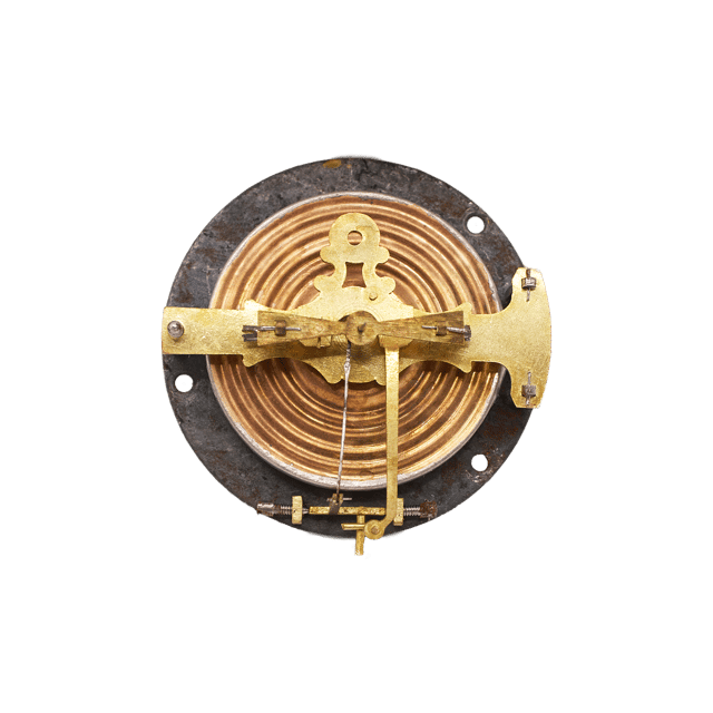 Mantel clock with barometer and thermometer thumbnail 9