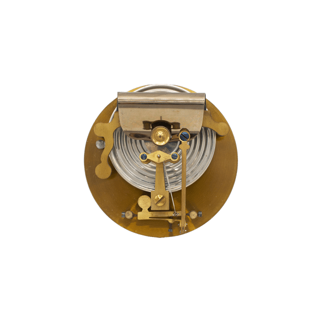 Square Mahogany-Cased Aneroid Barometer thumbnail 5