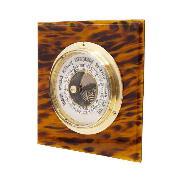 Faux Tortoiseshell Acrylic Barometer thumbnail 3