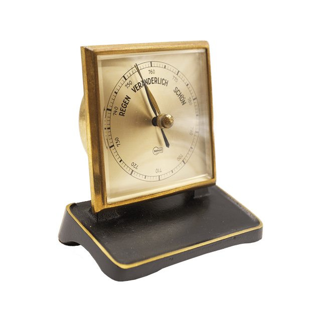 Desk aneroid barometer  thumbnail 2