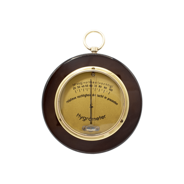 Art-Deco Wall Hair Hygrometer thumbnail 1