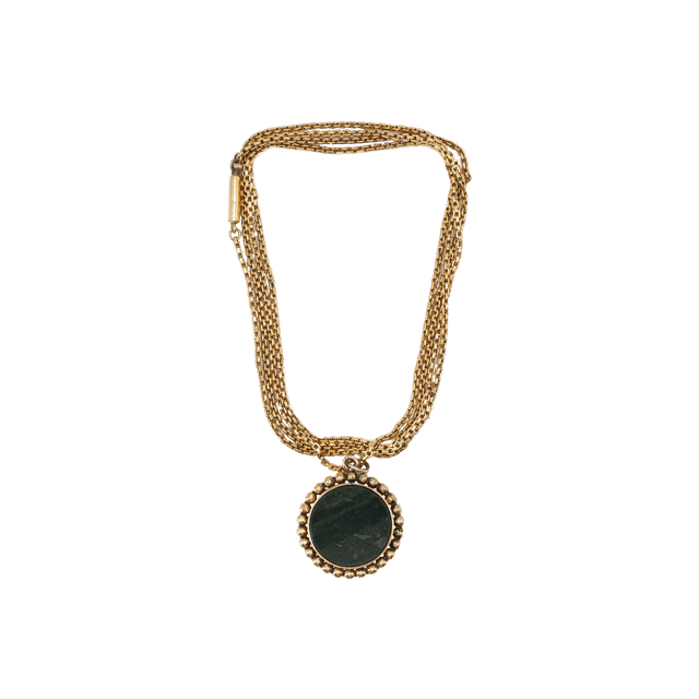 Pendant Thermometer with Bloodstone thumbnail 2