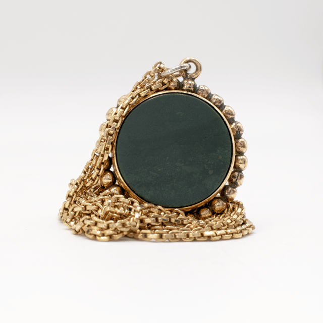 Pendant Thermometer with Bloodstone thumbnail 4