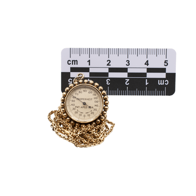 Pendant Thermometer with Bloodstone thumbnail 3