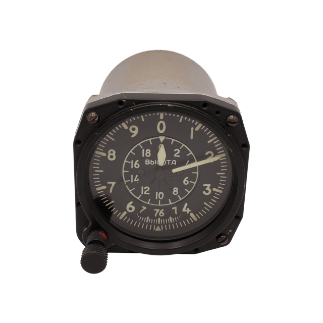 Soviet two-pointer aircraft barometric altimeter thumbnail 1