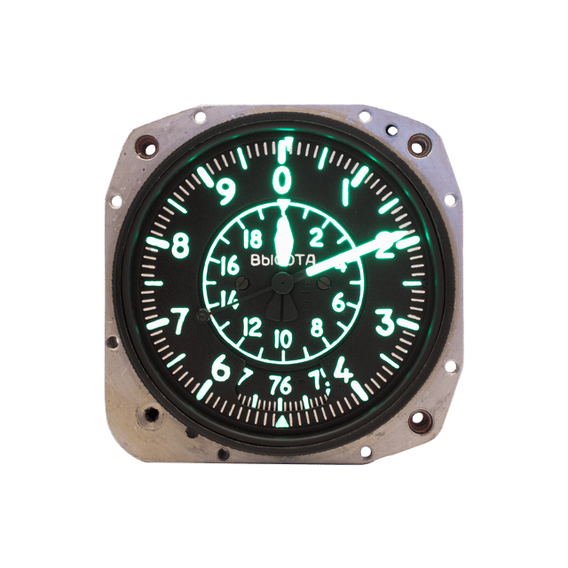 Soviet two-pointer aircraft barometric altimeter thumbnail 7